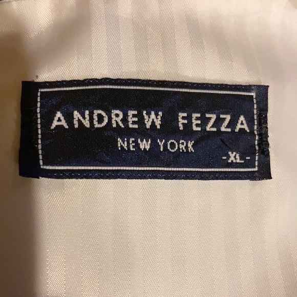 EUC Andrew Fezza yellow satin 5 button vest - Picture 6 of 14